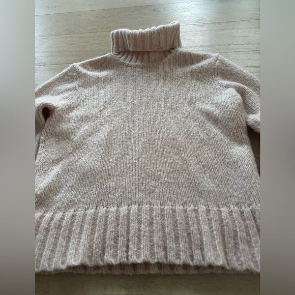 Lauren Ralph Lauren Merino Wool Turtleneck Sweater pink L - Picture 4 of 7